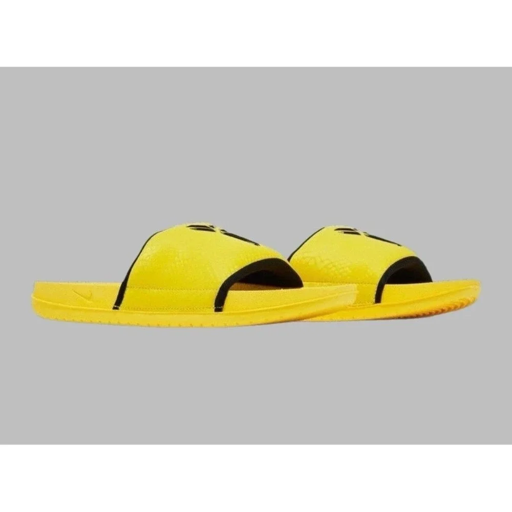 Nike Kobe Offcourt Slide Men Size 12 Lightning Black IF2870-700 Mamba Logo NWT